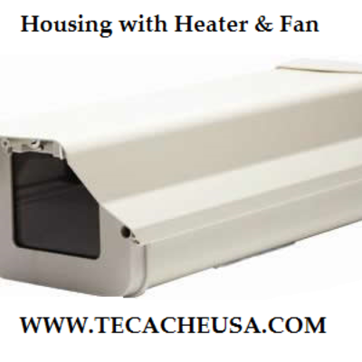 Aluminum housing with heater & fan