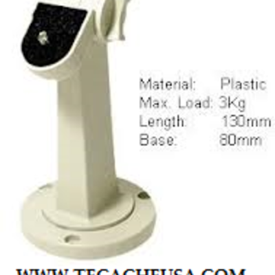 Plastic camera mounting bracket with swivel