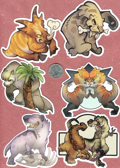 Prehistoric Stickers