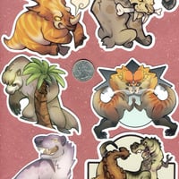 Prehistoric Stickers - Thumbnail 1