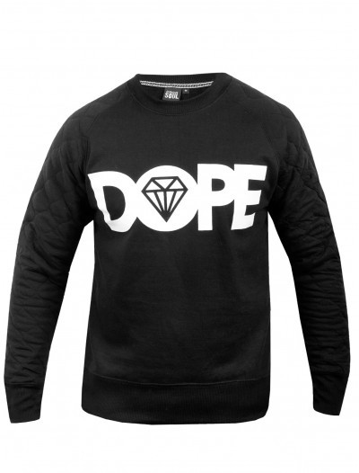 Black dope sweater for men