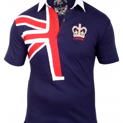 Men union jack polo shirt - Thumbnail 3