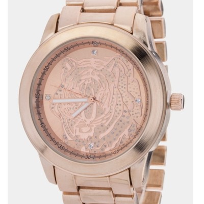 Rose gold boyfriend watch