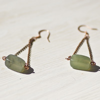 Hanging Moss Earrings - Thumbnail 1