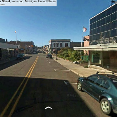 Vacant commercial real estate in ironwood, upper peninsula, michigan