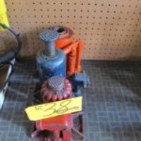 4/10 Ton Body Jacks, 2 Ton Floor Jack, 3 Bottle Jacks, 12-V Battery Charger with Engine Start & more...... - Thumbnail 1