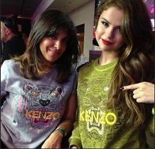 New celebrity style tiger applique cotton embroidery jumper sweatshirt