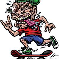 SKATE FREAK sticker - Thumbnail 1