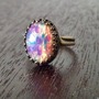 Vintage Harlequin Opal Ring-1