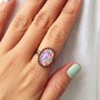 Vintage Harlequin Opal Ring-2