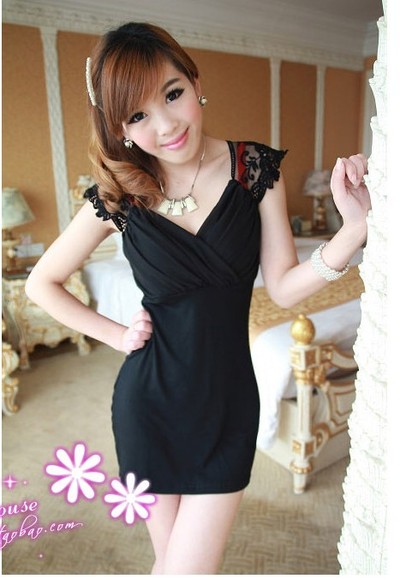 Short sleeve elegant stylish dress