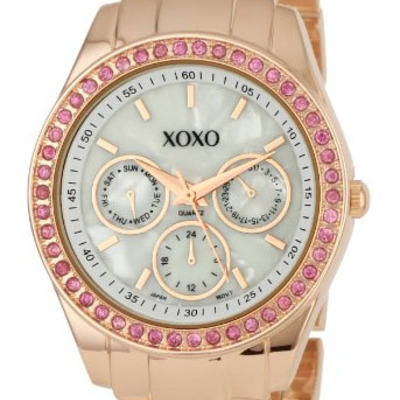 Women rose gold bracelet watch