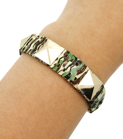 Camouflage Spike Bracelet