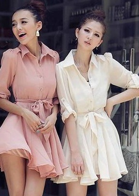 Elegant princess sleeve dress