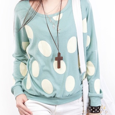 Polka dotted sweater