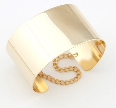 Gold/silver punk metal bracelet