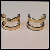 2 Piece Cut-Out Midi Ring-TDE - Thumbnail 1