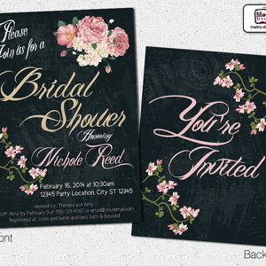 Bridal Shower - Invitations 