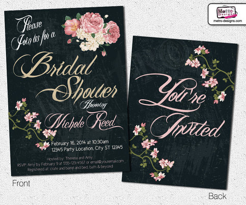 Bridal Shower - Invitations 