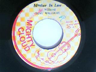 Mother in law/mother dub song-levi williams/mighty cloud band-mighty cloud records-7"-vg