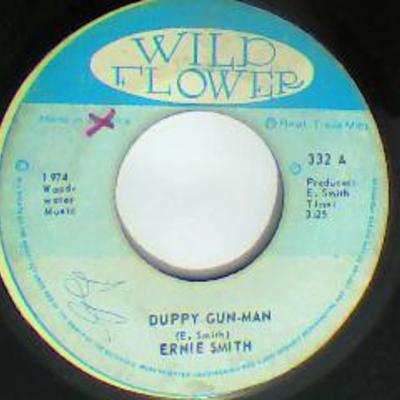 Duppy gun man/version-ernie smith-wild flower records-7"-vg