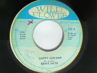Duppy gun man/version-ernie smith-wild flower records-7"-vg
