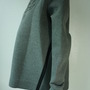 Not an ordinary sweatshirt with embossed detail and zipper in Gray-3