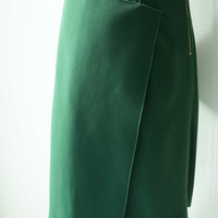 *Special price* Green apron-like dress with lace detail  - Thumbnail 3