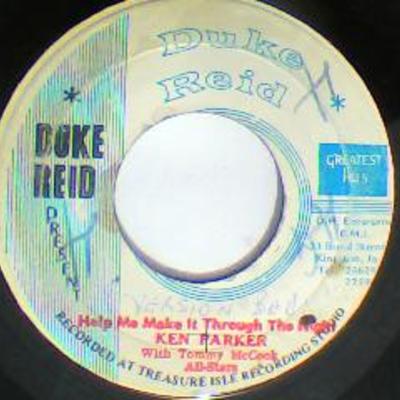 Help me make it through the night/version-ken parker-duke reid records-7"-vg