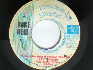 Help me make it through the night/version-ken parker-duke reid records-7"-vg