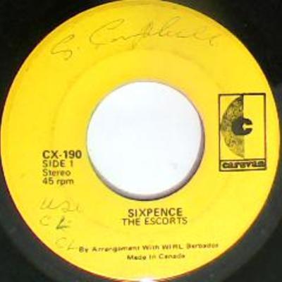 Sixpence/loving feeling-the escorts-caravan records-7"-vg