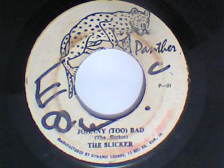Johnny (too) bad/version-the slicker-panther records-7"-vg