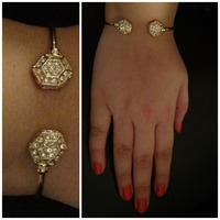 Pave Hexagon Cuff - Thumbnail 2