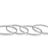 Silver Midi/Knuckle Ring - Set of 5 - Thumbnail 2