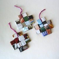 Eco Ornaments - Paper Set of Three - Thumbnail 3