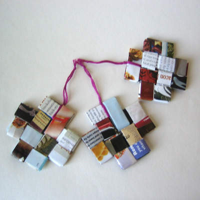 Eco Ornaments - Paper Set of Three