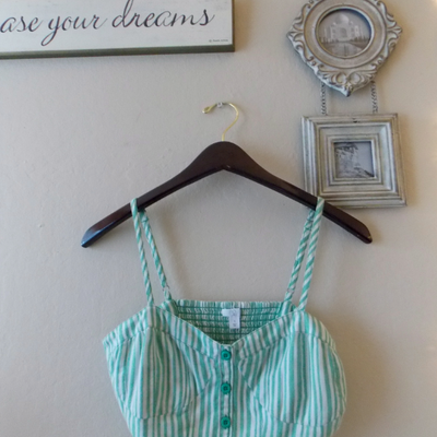 B.p. striped bralette/crop top