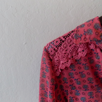 Vintage American Rag Button Up Top - Thumbnail 1