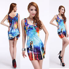 Romantic mini dress pattern package hip dress