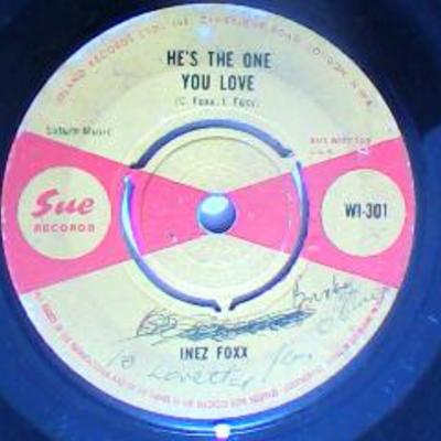 Mockingbird/he's the one you love-inez foxx-sue records-7"-vg