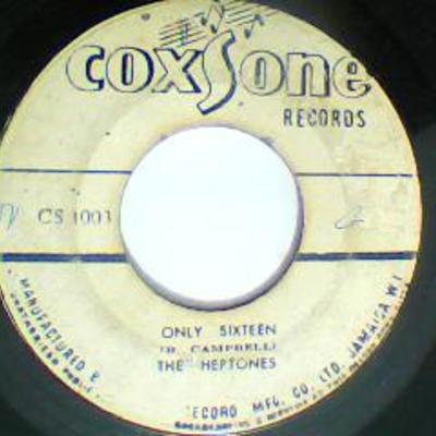 Only sixteen/baby-the heptones-coxsone records-7"-good