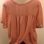 Transparent Button brown top -2