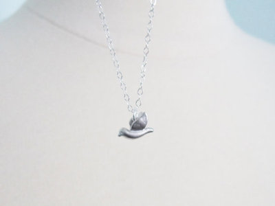Free as a bird necklace on sterling silver chain