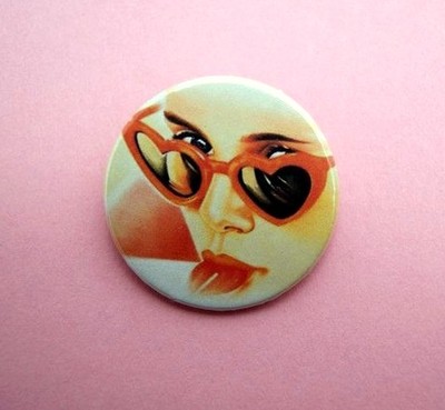 Lolita - pinback button, magnet or clip 1.5 Inch (38mm)
