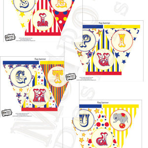 Circus or carnival banner kit - 6 different banners - Thumbnail 4