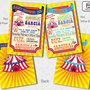 Baby Shower Carnival Invitations, Circus Invitations,Carnival Invitation, Circus Invitation, Carnival Invite, Circus Invite-1