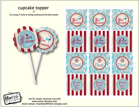 Christmas Tags - Digital File