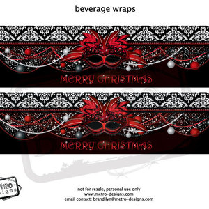 Christmas Beverage Labels  - Thumbnail 2