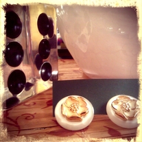 Golden Florets earrings