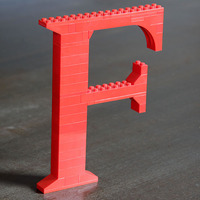 LEGO Capital F (Times) - Thumbnail 1